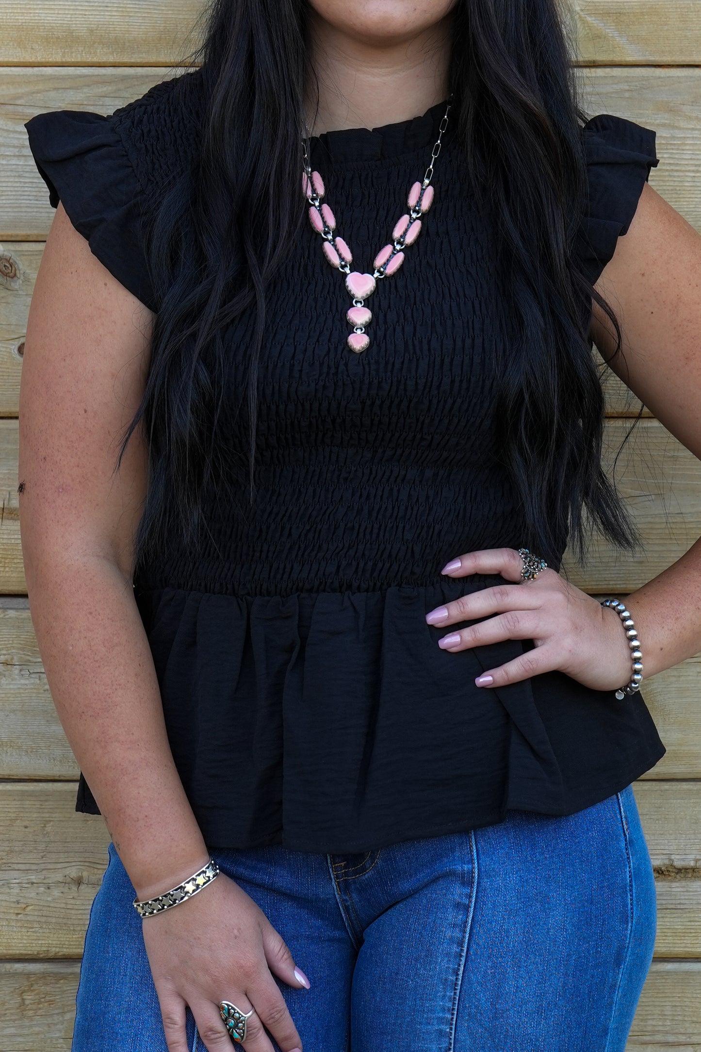 Ruffle Sleeves Top