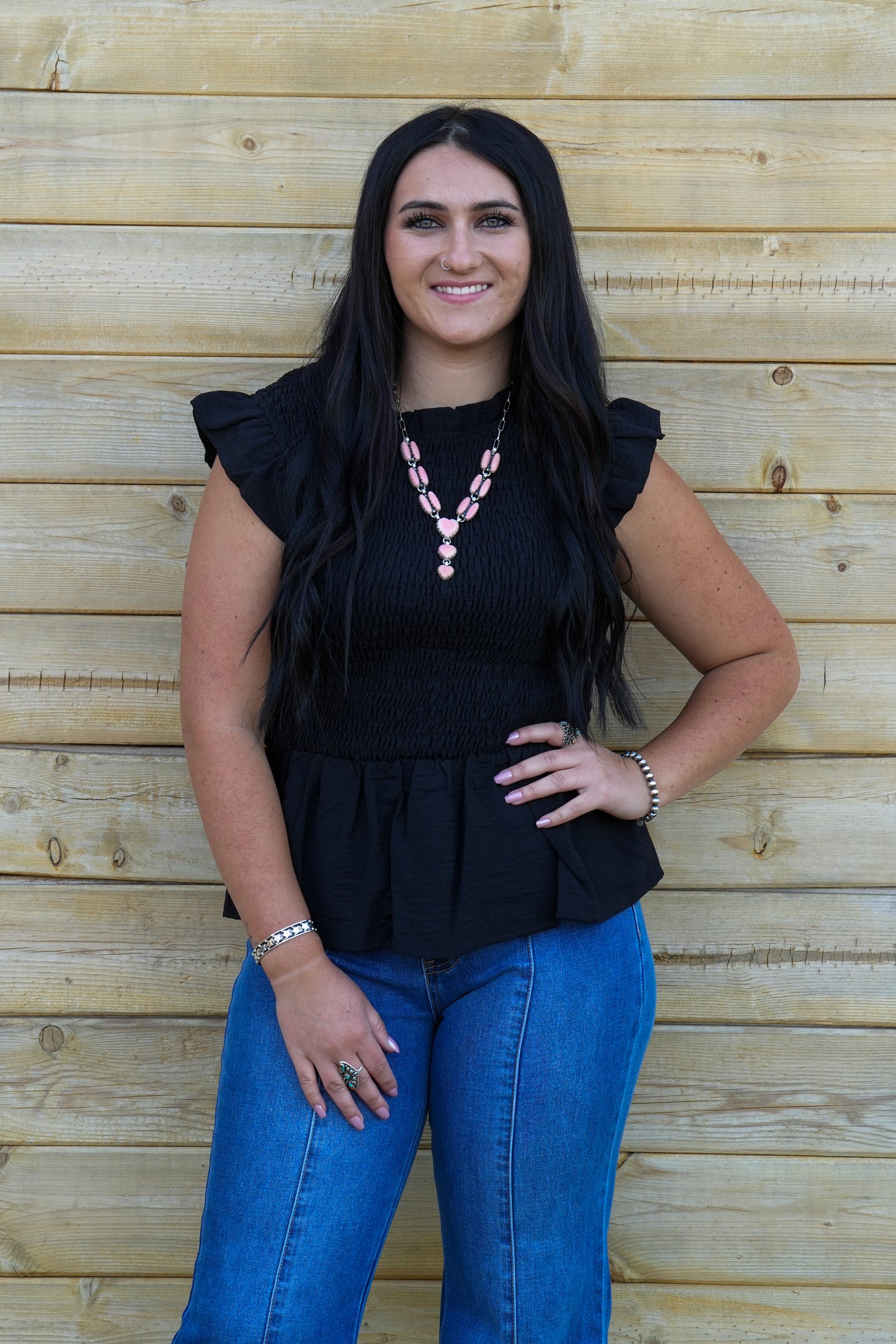 Ruffle Sleeves Top