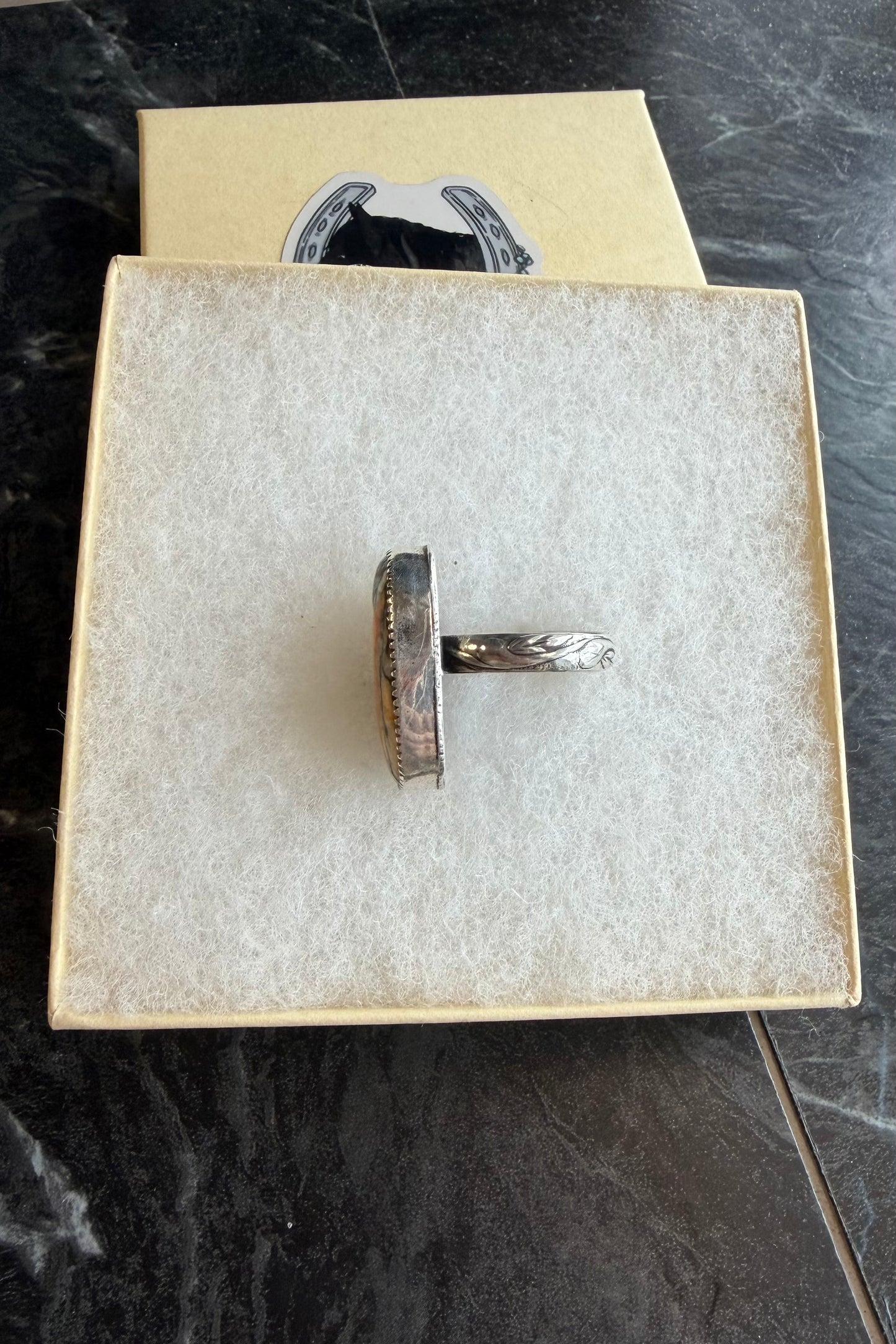 Spiny Oyster / Kingman Composite Ring