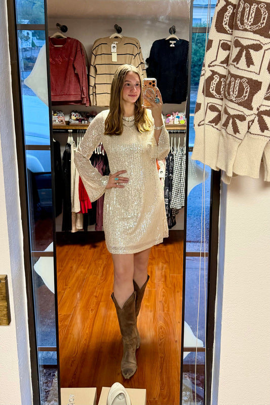 Sequin Mini Dress