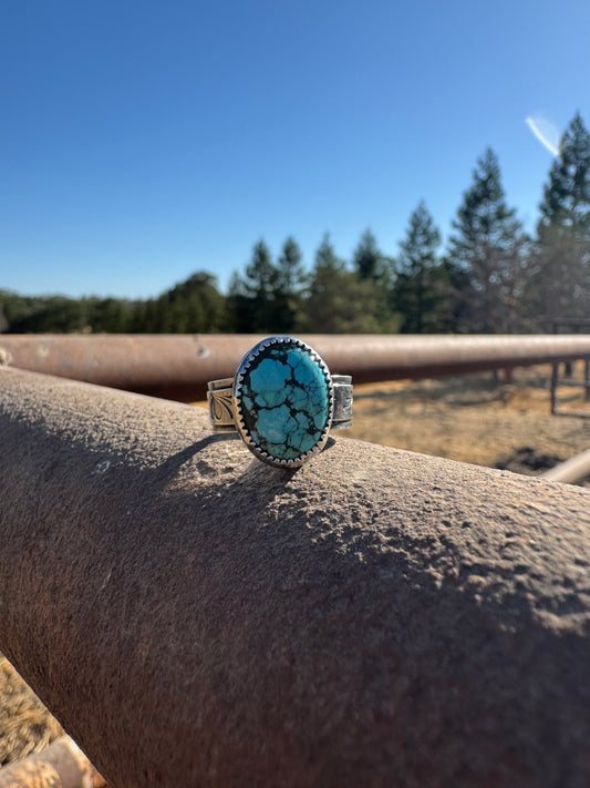 Mine 8 Turquoise Ring