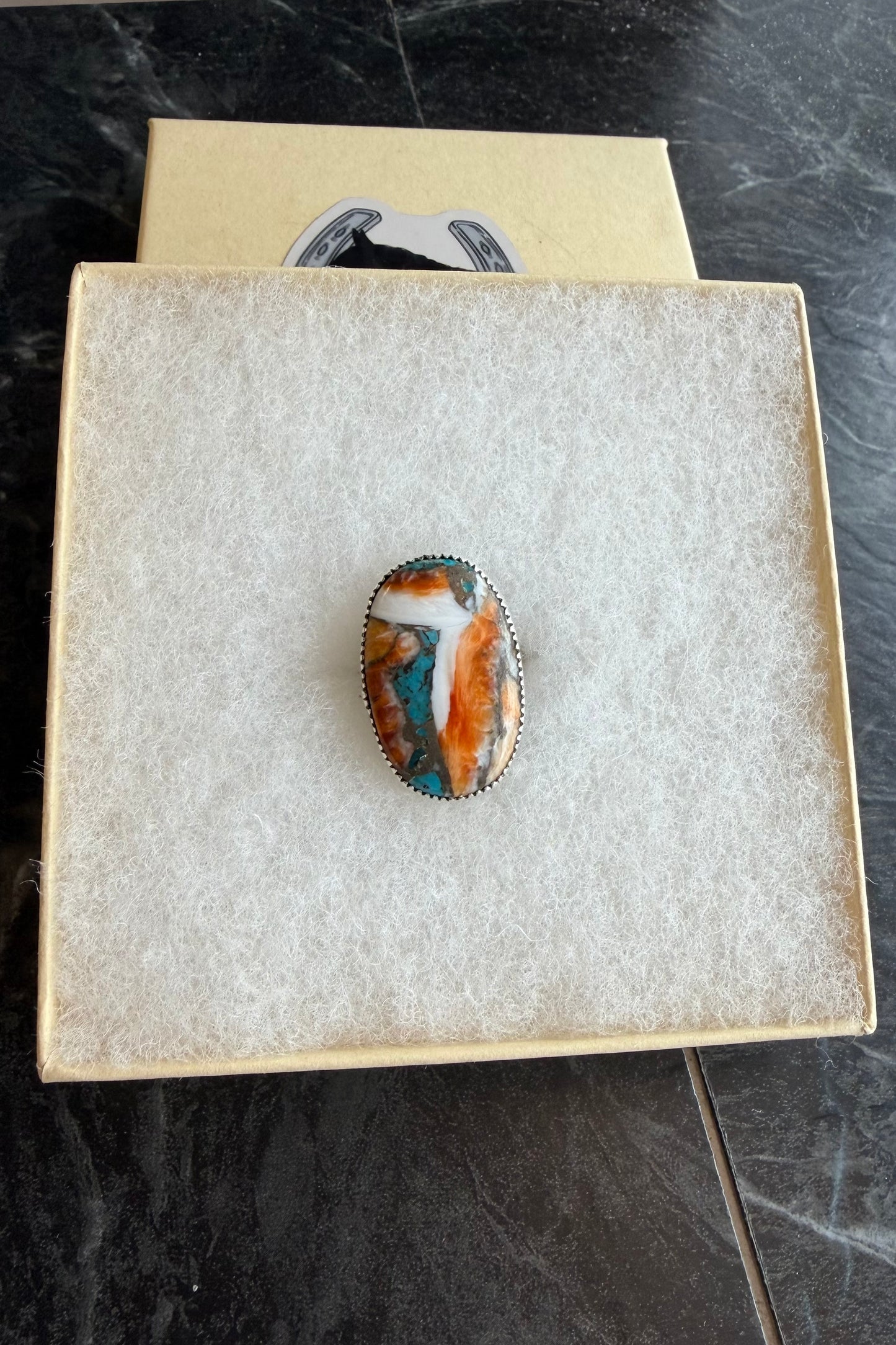 Spiny Oyster / Kingman Composite Ring