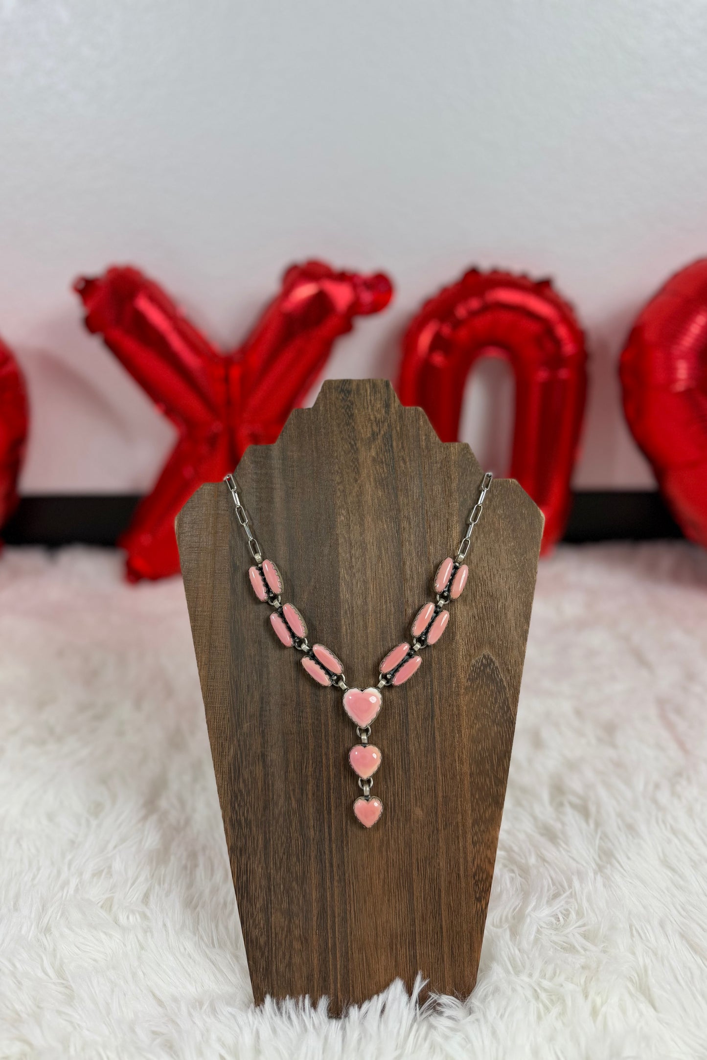 Pink Conch Lariat