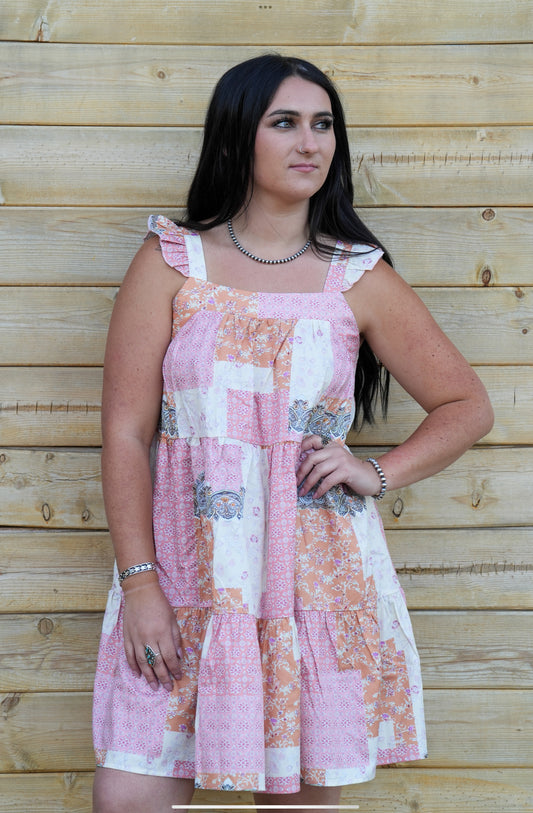 Paisley Babydoll Dress