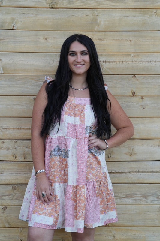 Paisley Babydoll Dress